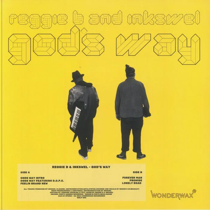 Обратная сторона обложки — DJ SPINNA presents / REGGIE B / INKSWEL — God's Way