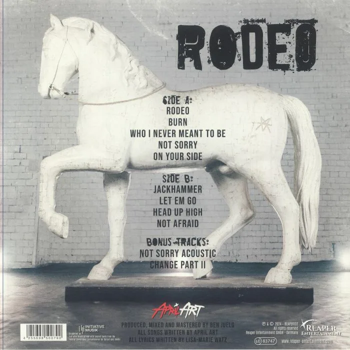 Back cover — APRIL ART — Rodeo