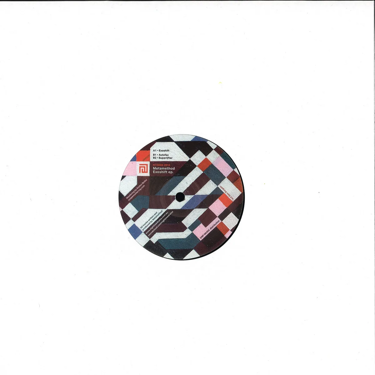 Back cover — Metamethod — Exoshift Ep