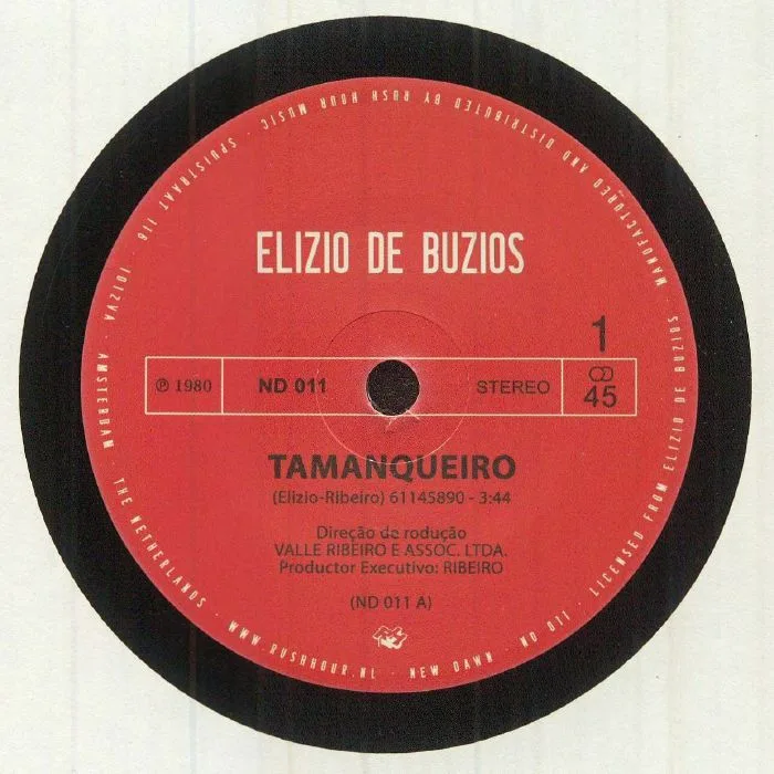 Лицевая сторона обложки — ELIZIO DE BUZIOS — Tamanqueiro