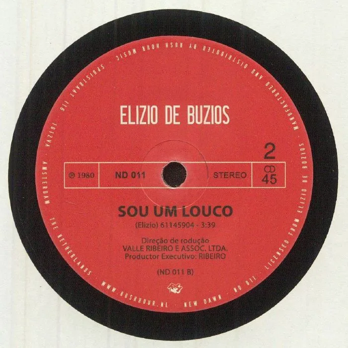 Обратная сторона обложки — ELIZIO DE BUZIOS — Tamanqueiro