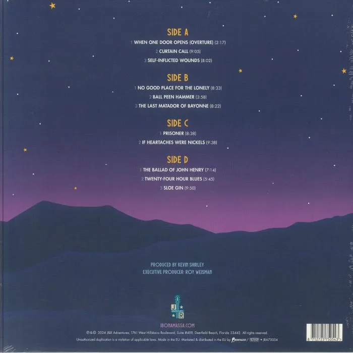 Back cover — Joe BONAMASSA — Live At The Hollywood Bowl With Orchestra