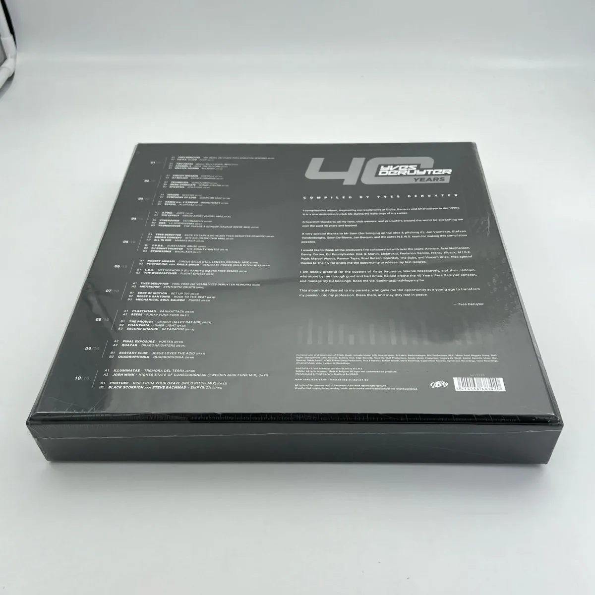 Back cover — Various — YVES DERUYTER 40 YEARS (10x12")