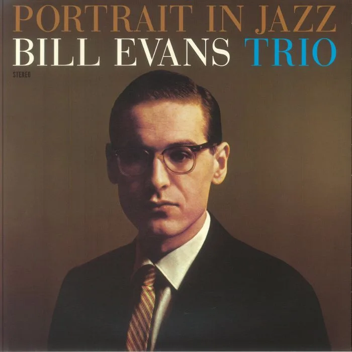 Лицевая сторона обложки — BILL EVANS TRIO — Portrait In Jazz (reissue)