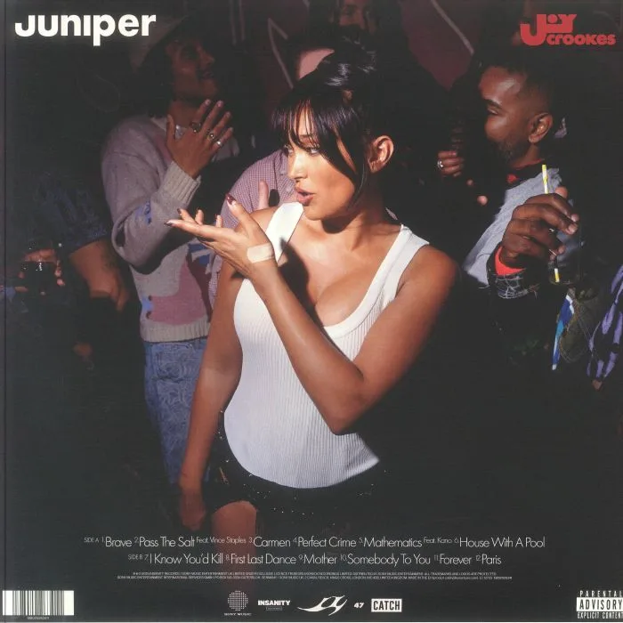 Back cover — Joy CROOKES — Juniper