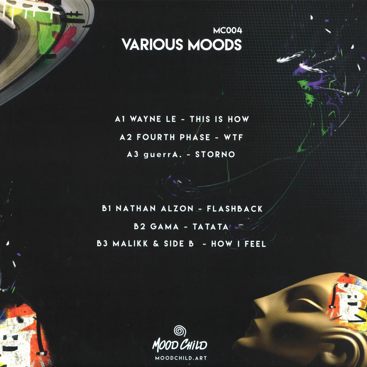 Back cover — Various — Various Moods