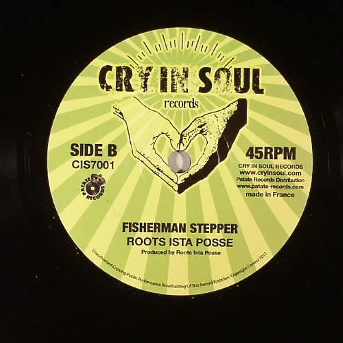 Back cover — Ras MYKHA / FISHERMAN STEPPER — Cry In Soul 7001