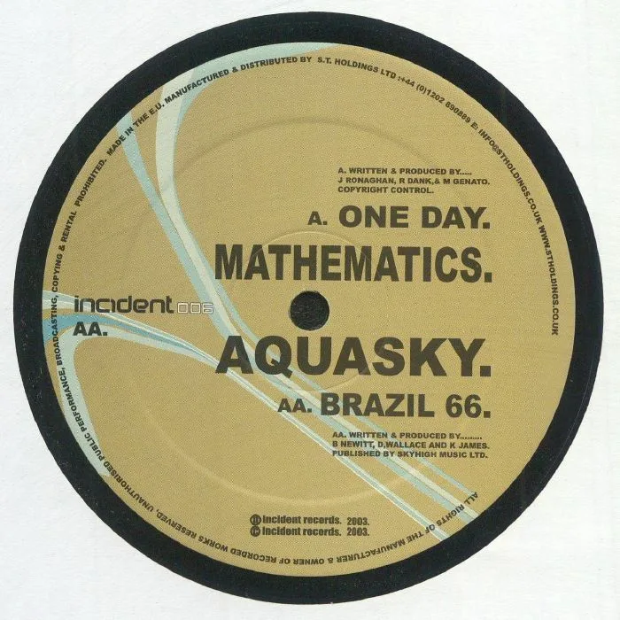 Обратная сторона обложки — MATHEMATICS / AQUASKY — One Day