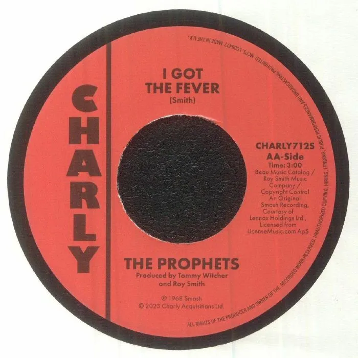 Back cover — CREATION / THE PROPHETS — I Got The Fever