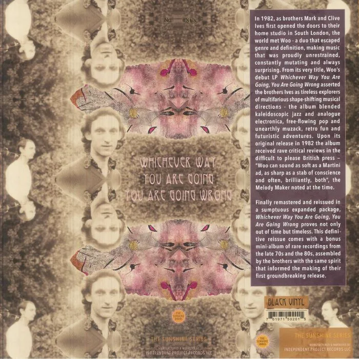 Обратная сторона обложки — WOO — Whichever Way You Are Going You Are Going Wrong (reissue)