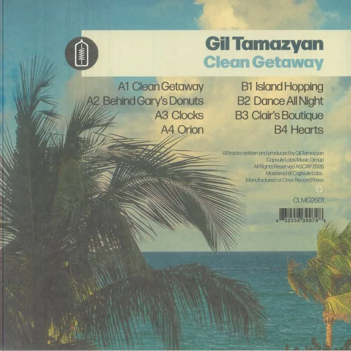 Обратная сторона обложки — Gil TAMAZYAN — Clean Getaway