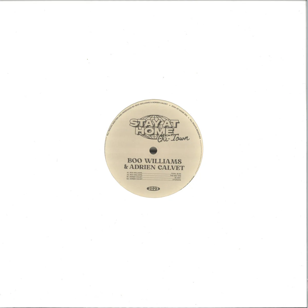 Back cover — Adrien Calvet & Boo Williams — Stay At Home Chi-Town