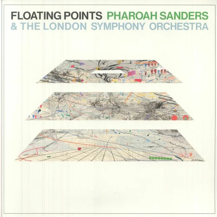 Front cover — FLOATING POINTS / PHAROAH SANDERS / THE LONDON SYMPHONY ORCHESTRA — Promises (reissue)