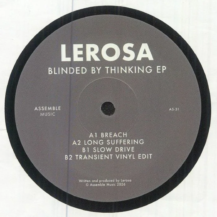 Лицевая сторона обложки — LEROSA — Blinded By Thinking