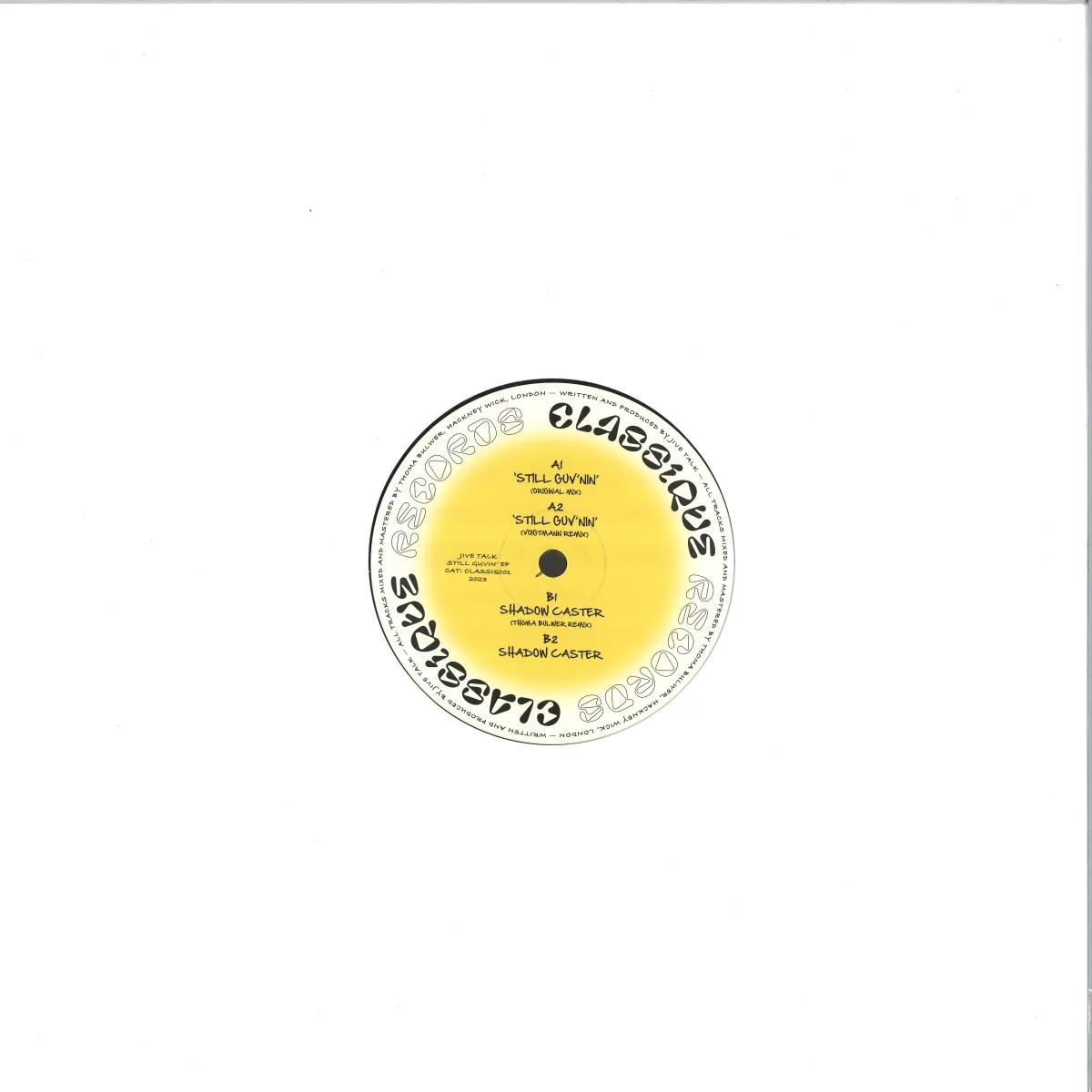 Back cover — Jive Talk — Still Guv'nin EP