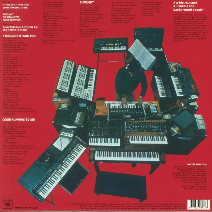 Back cover — Herbie HANCOCK — Sunlight (reissue)