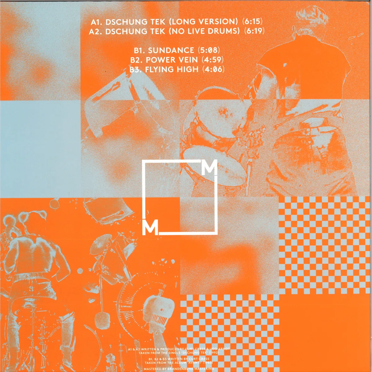 Back cover — Curt Cress — Dschung Tek EP
