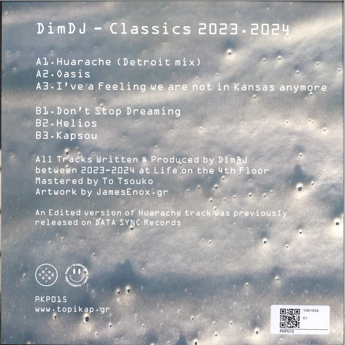 Обратная сторона обложки — Dimdj — CLASSICS 2023-2024 EP