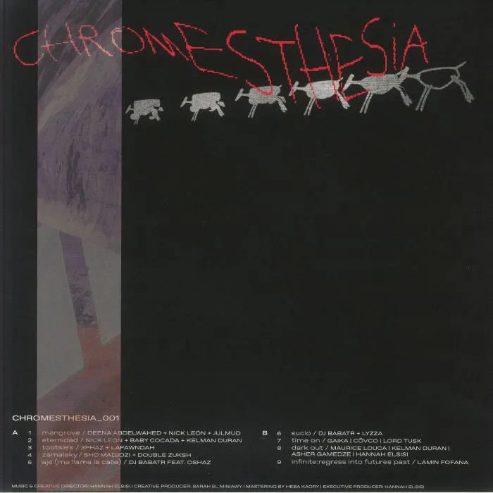 Обратная сторона обложки — VARIOUS — Chromesthesia: The Colour Of Sound Vol 1