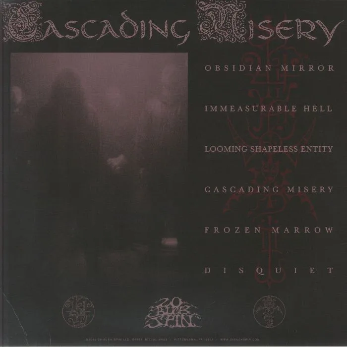Обратная сторона обложки — RITUAL MASS — Cascading Misery