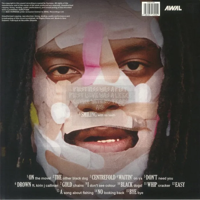 Обратная сторона обложки — GENESIS OWUSU — Smiling With No Teeth