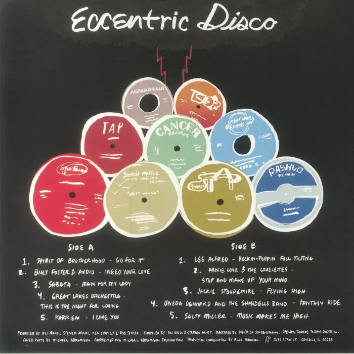 Back cover — VARIOUS — Eccentric Disco