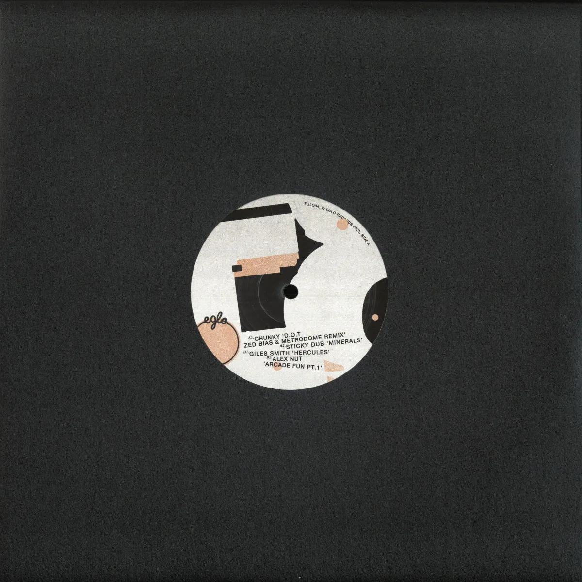 Back cover — Various — Eglo Records Vol. 3 - Vinyl Sampler