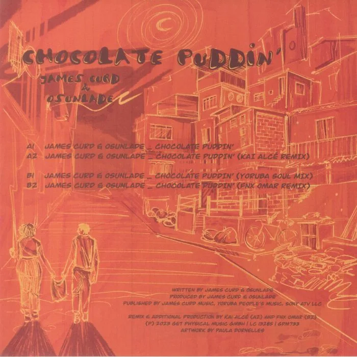 Обратная сторона обложки — James CURD / OSUNLADE — Chocolate Puddin'