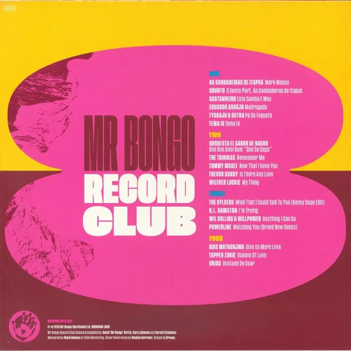 Обратная сторона обложки — VARIOUS — Mr Bongo Record Club Vol 8