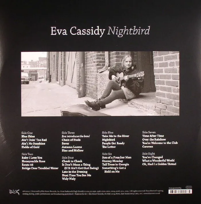 Back cover — Eva CASSIDY — Nightbird (remastered)