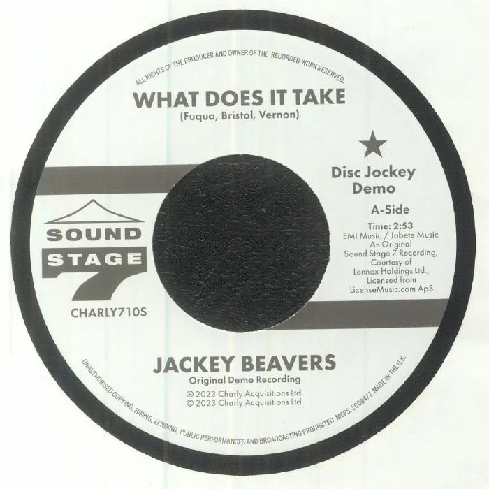 Jackey BEAVERS — What Does It Take