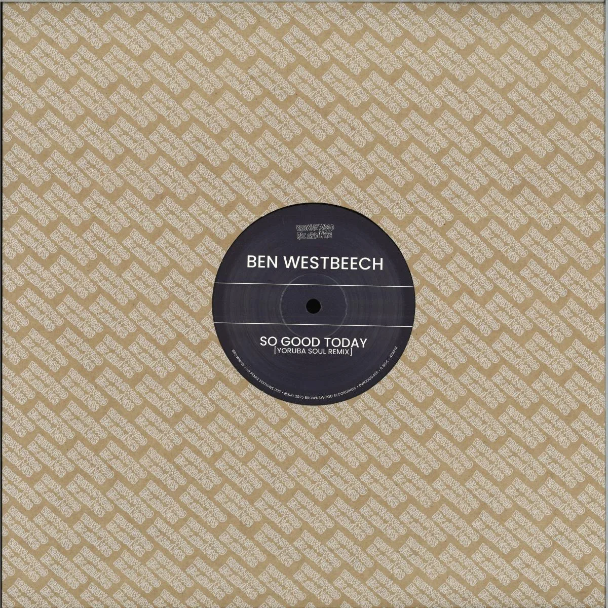 Лицевая сторона обложки — Jose James / Ben Westbeech — Brownswood Remix Editions 007