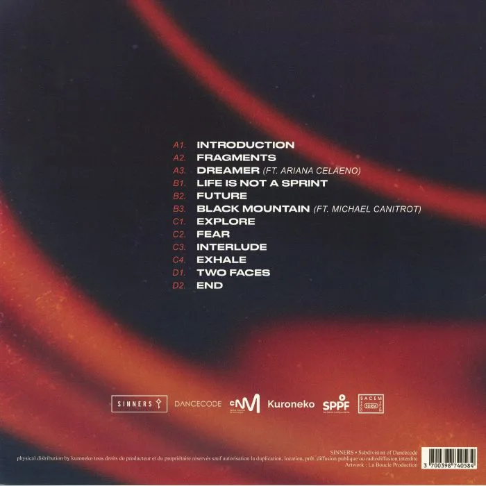 Back cover — AALSON — Fragments Of Life'