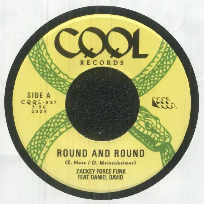 Лицевая сторона обложки — ZACKEY FORCE FUNK / DANIEL DAVID — Round & Round
