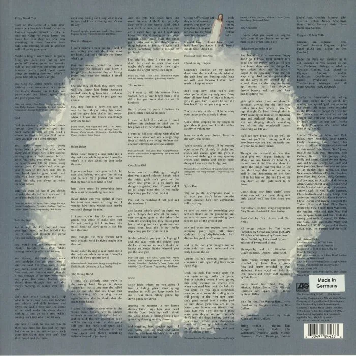 Back cover — Tori AMOS — Under The Pink (remastered)
