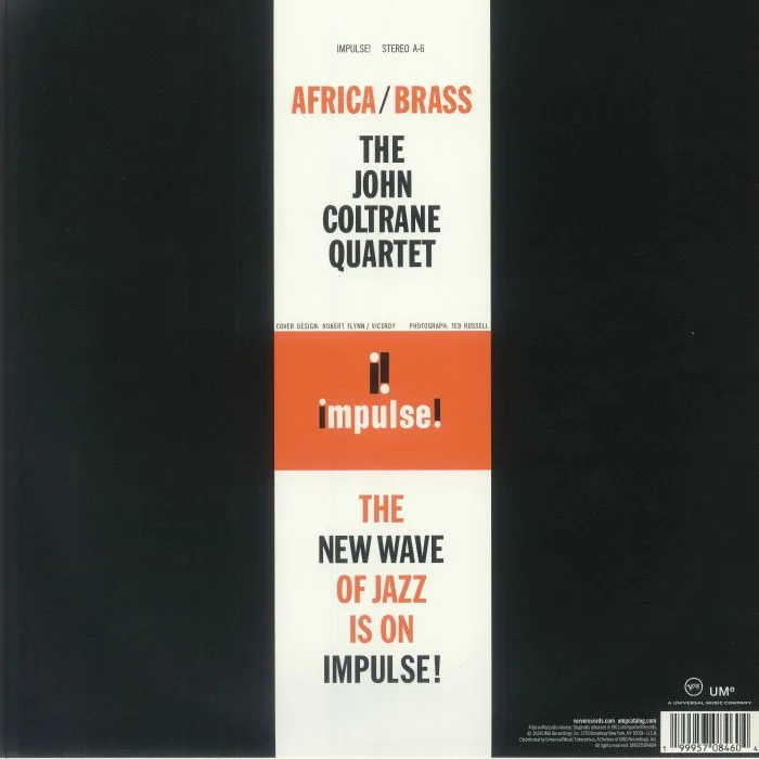 Back cover — John COLTRANE — Africa / Brass (Verve Acoustic Sounds Series)