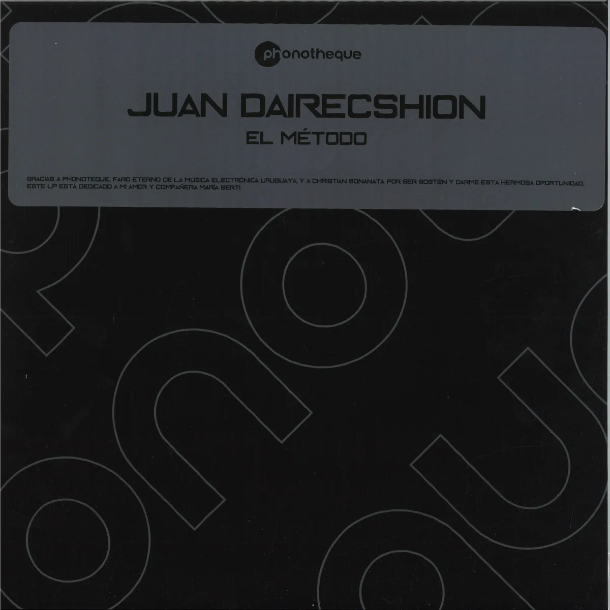 Juan Dairecshion — El Método