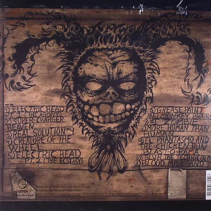Back cover — WHITE ZOMBIE — Astro Creep: 2000