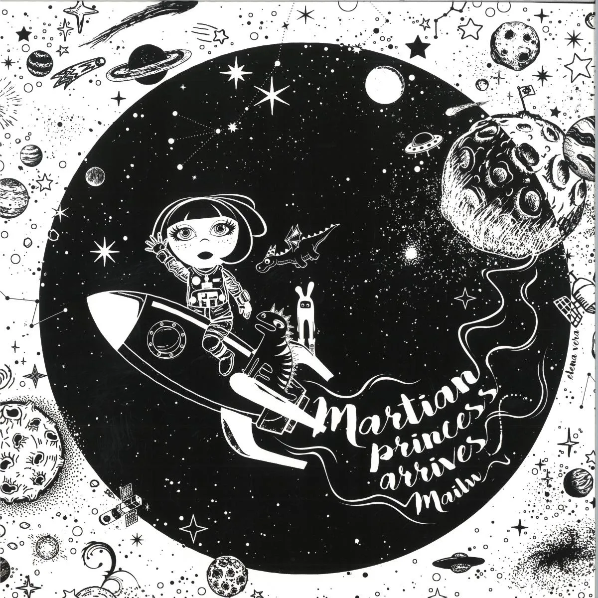 Front cover — Mailu — Martian Princess Arrives LP