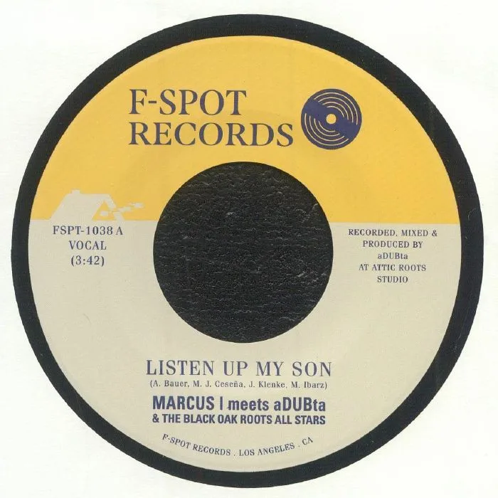 MARCUS I meets ADUBTA / THE BLACK OAK ROOTS ALL STARS — Listen Up My Son