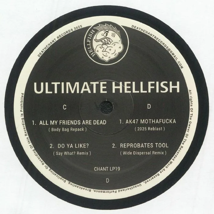 Обратная сторона обложки — HELLFISH — Ultimate Hellfish