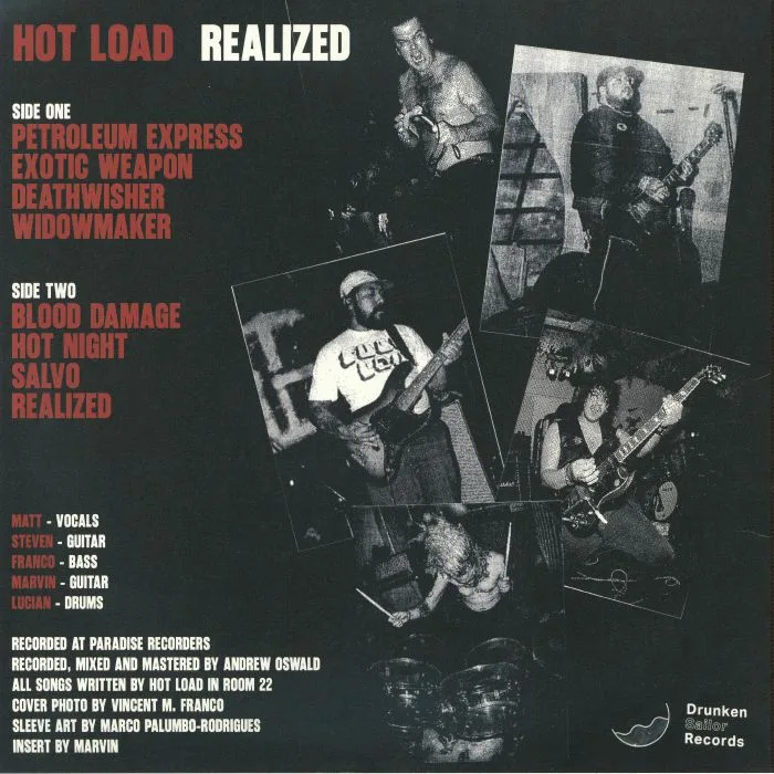Обратная сторона обложки — HOT LOAD — Realized