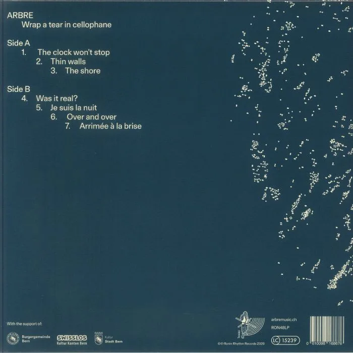 Обратная сторона обложки — ARBRE — Wrap A Tear In Cellophane