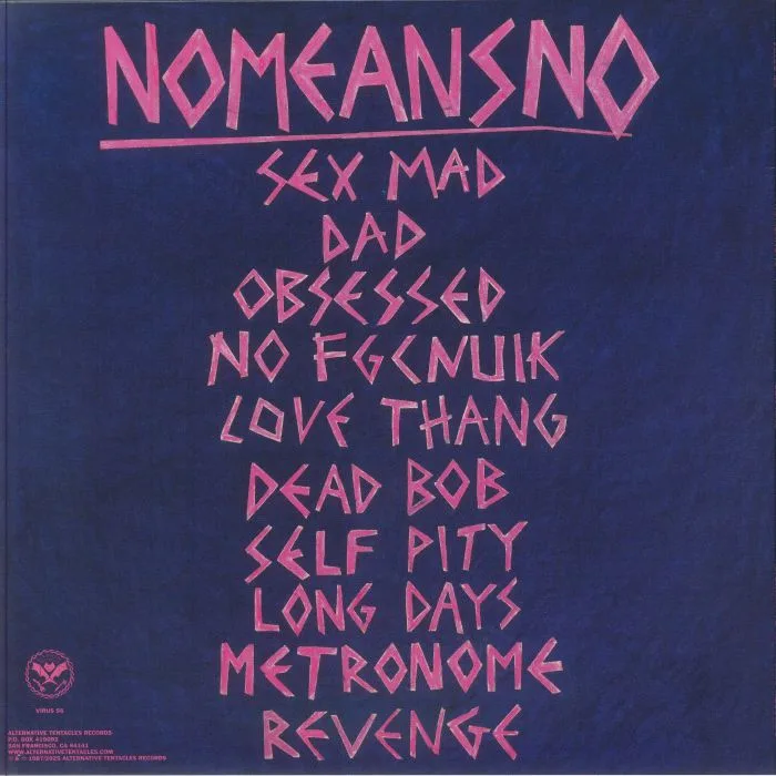 Обратная сторона обложки — NOMEANSNO — Sex Mad (reissue)