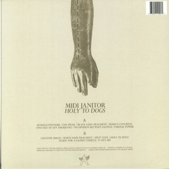 Back cover — MIDI JANITOR — Holy To Dogs