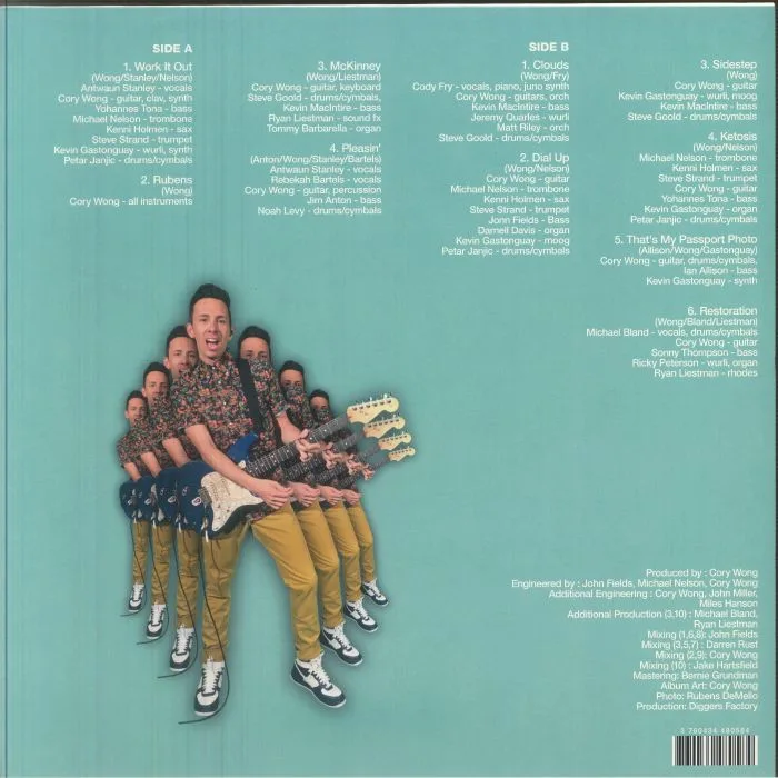 Back cover — Cory WONG — Cory Wong & The Green Screen Band (Record Store Day RSD 2026)