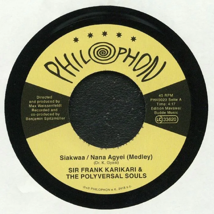 Front cover — Sir Frank KARIKARI & THE POLYVERSAL SOULS — Siakwaa / Nana Agyei
