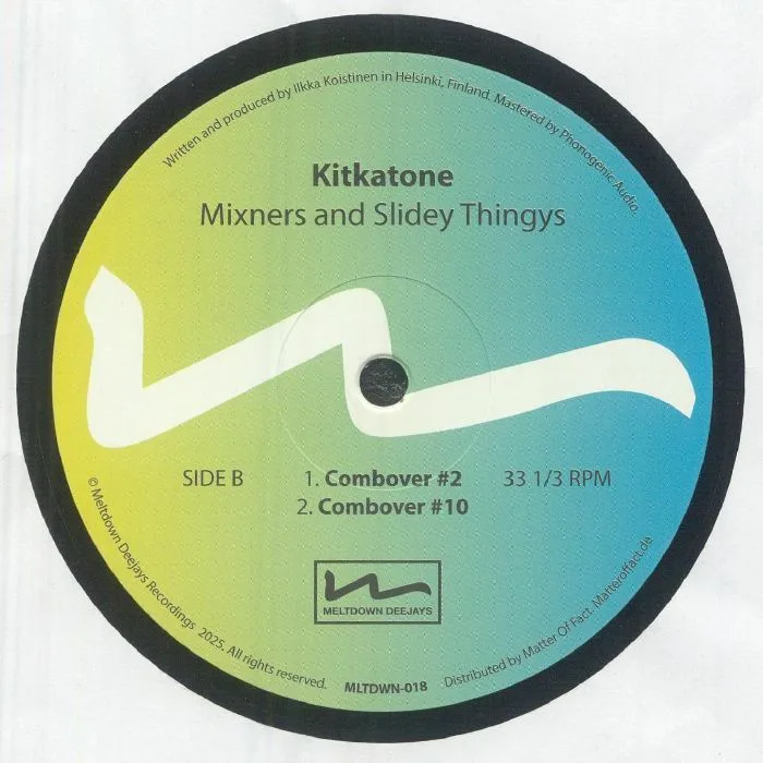 Back cover — KITKATONE — Mixners & Slidey Thingys
