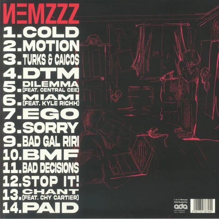 Обратная сторона обложки — NEMZZZ — Rent's Due