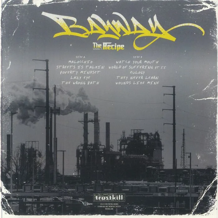 Back cover — BAYWAY — The Recipe Volume 1